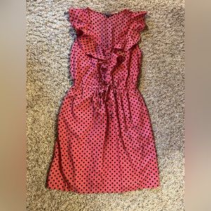 Ruffle top sleeveless dress